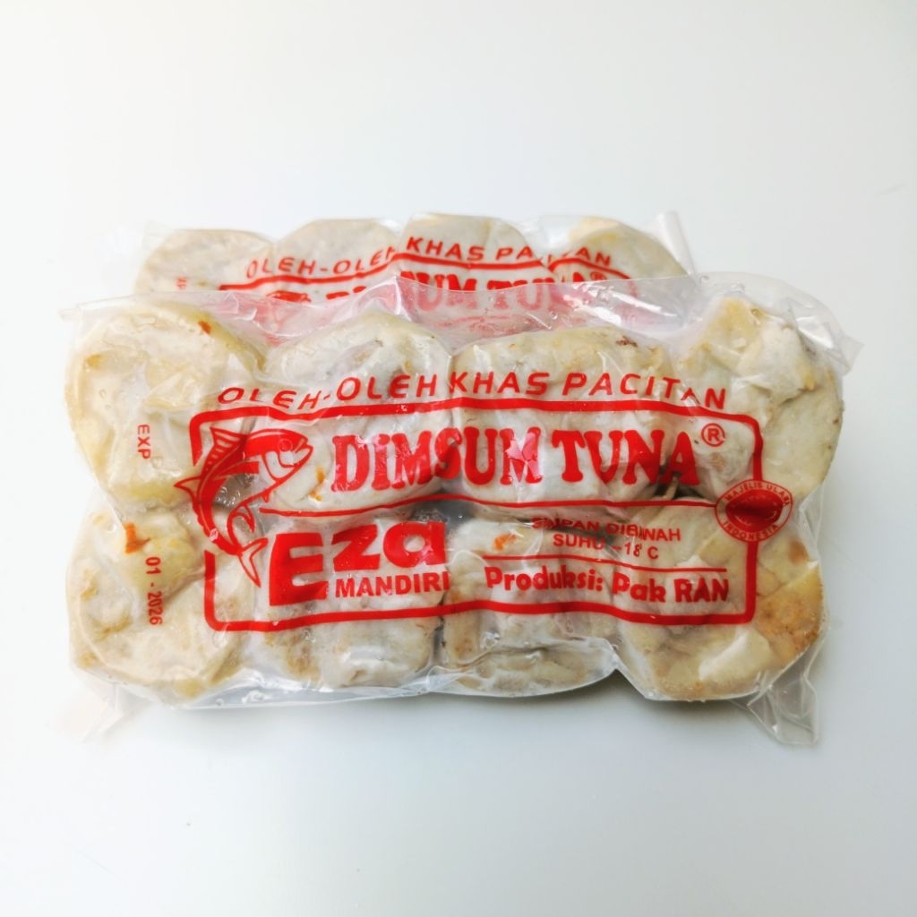 

EZA MANDIRI/PAK RAN Dimsum Ikan Tuna Halal Sehat Berkualitas Oleh-oleh Khas Pacitan