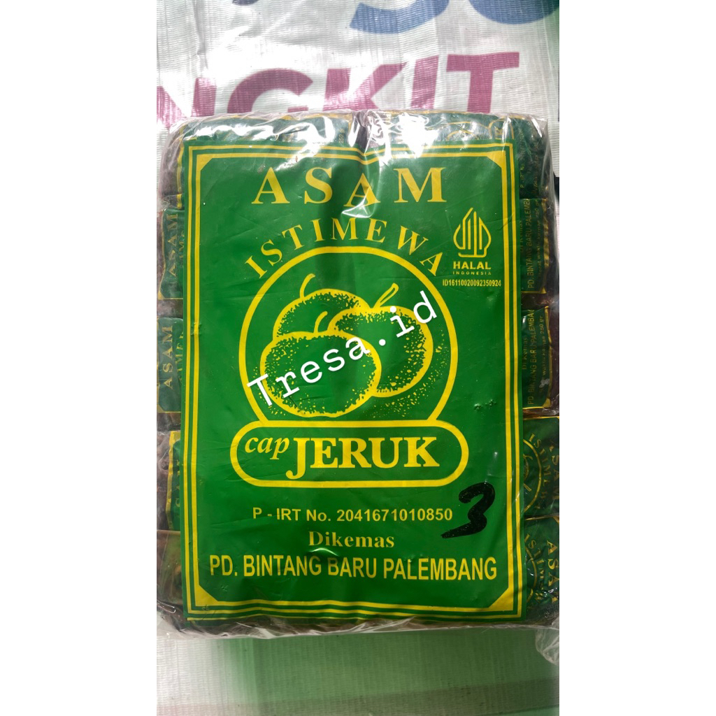 

(1 BALL ISI 20PCS) Asam Jawa Cap Jeruk Ada Bijinya ASLI PALEMBANG