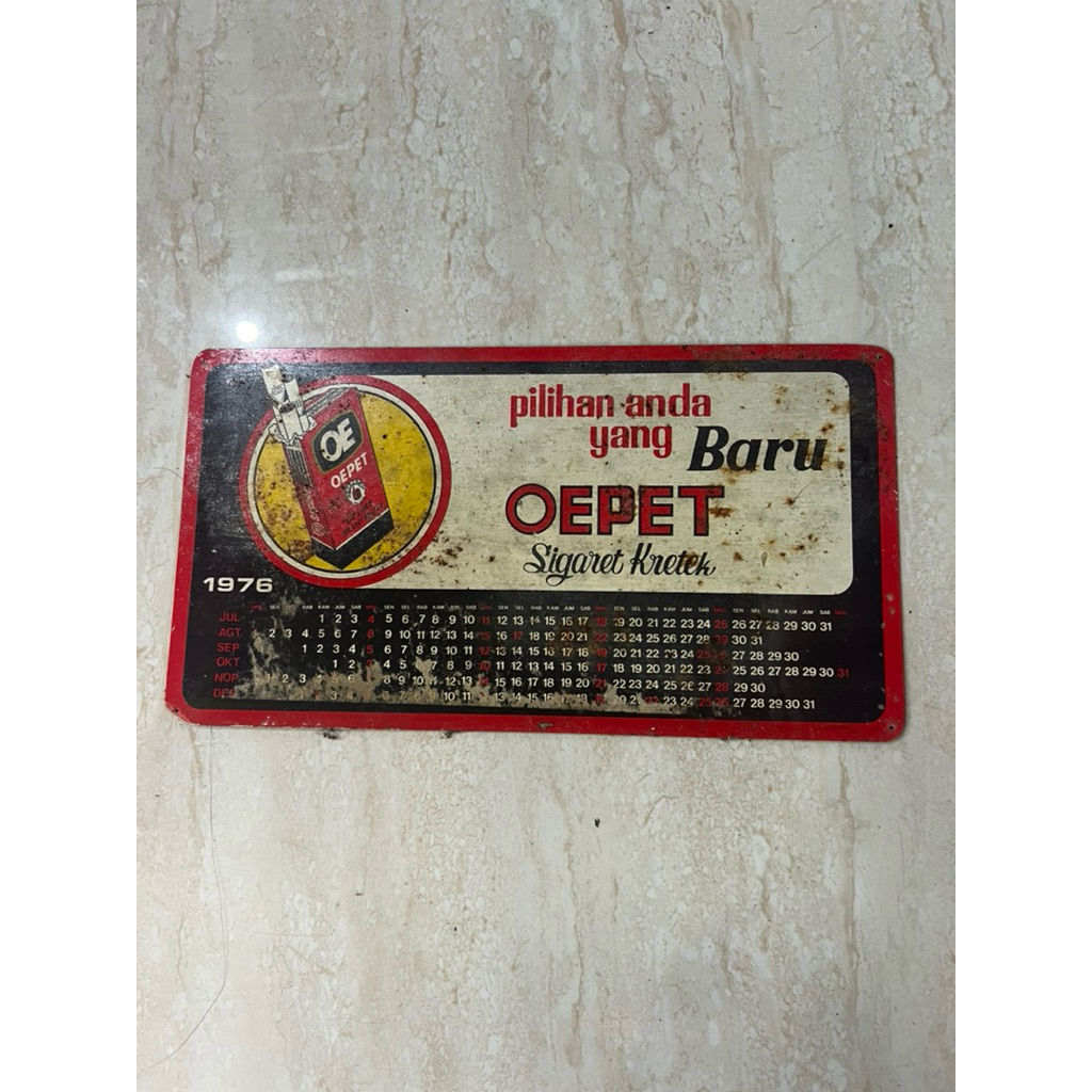 IKLAN JADUL POSTER JADUL IKLAN ROKOK JADUL IKLAN ROKOK KALENDER IKLAN ROKOK OEPET