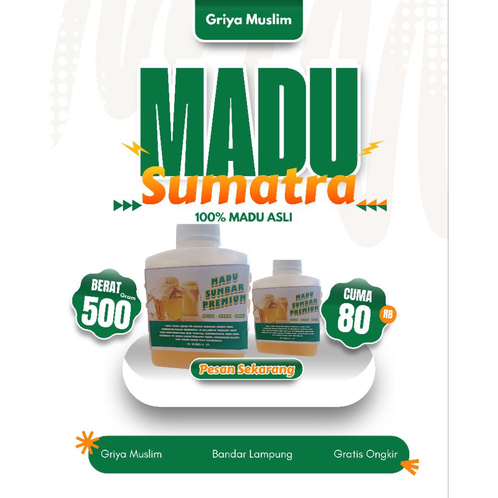 

Madu Hutan Sumatra Barat Asli 500 gram