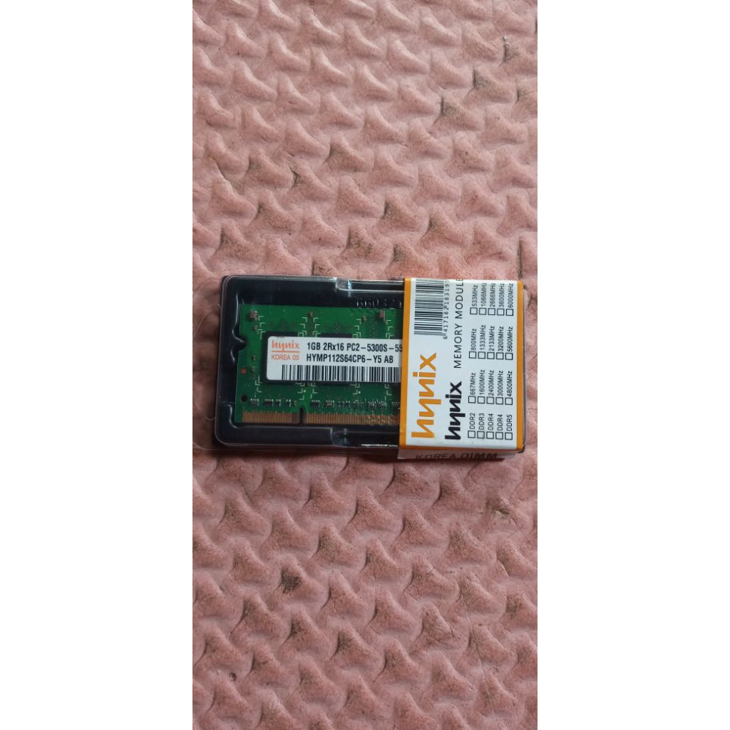 MEMORI LAPTOP NNNIX 1GB 2Rx16 PC2-5300S