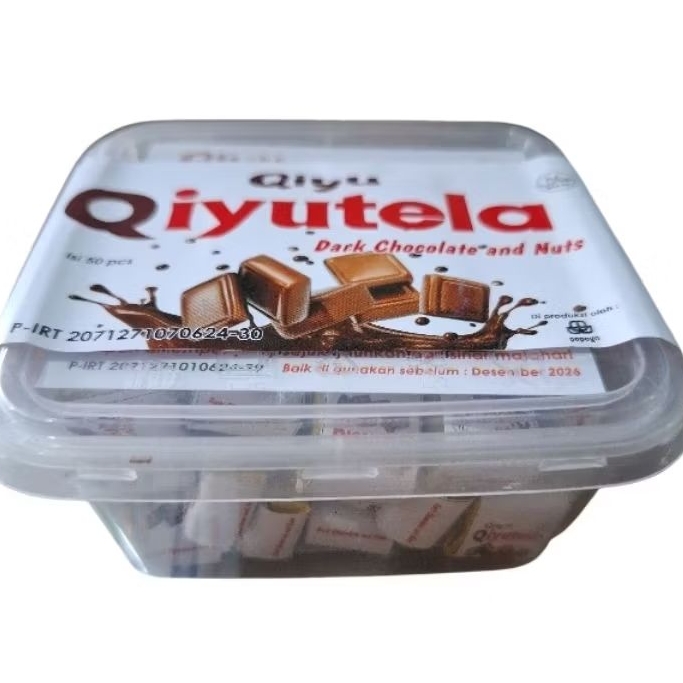 

QIYUTELA DARK COKLAT 1 TOPLES ISI 50 PCS/COKLAT SEALWARE QYTELA