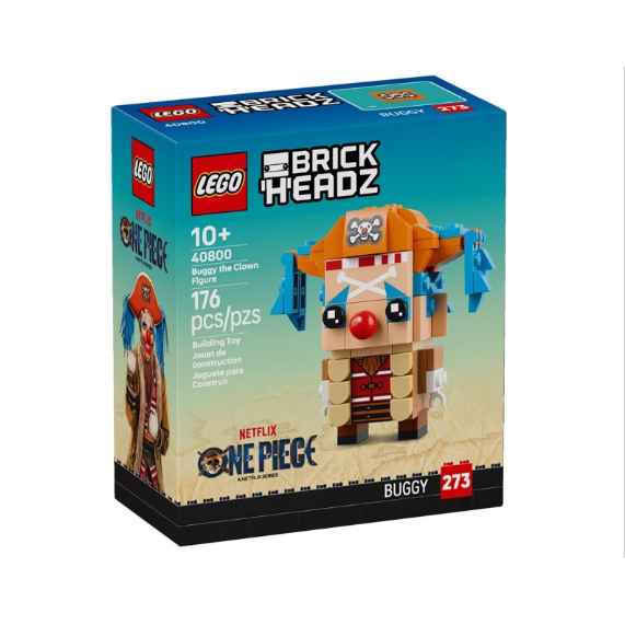 Lego 40800 Buggy the Clown Figure Brick Headz One Piece