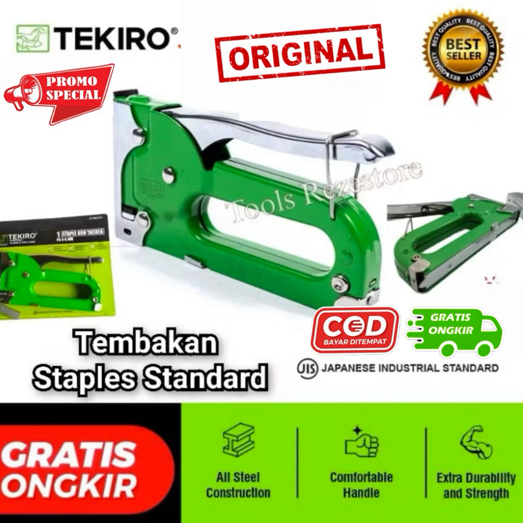 

TEKIRO STAPLES STANDAR 4-8 MM ORIGINAL STAPLES GUN TOOLS tembakan staples standard tekiro