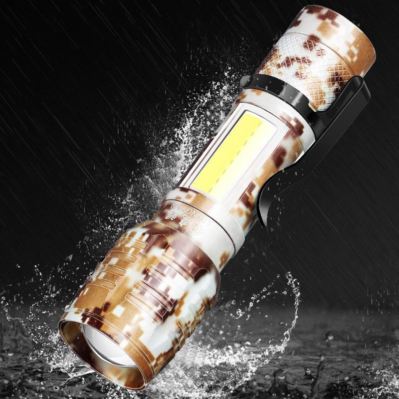 Senter Zoom Mitsuyama MS-1233 20W COB LED Super Terang Zom