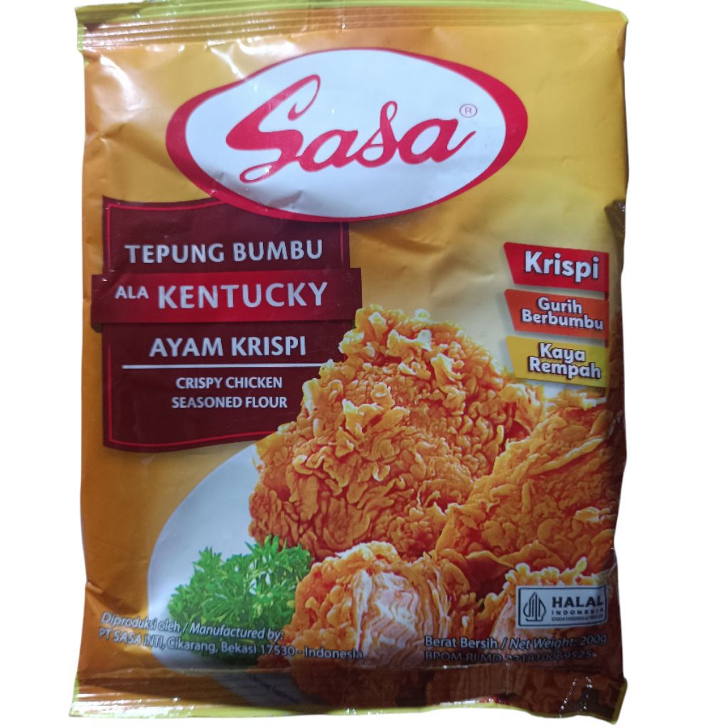 

Tepung Sasa Kentucky Tepung Bumbu Kentaki 200gr