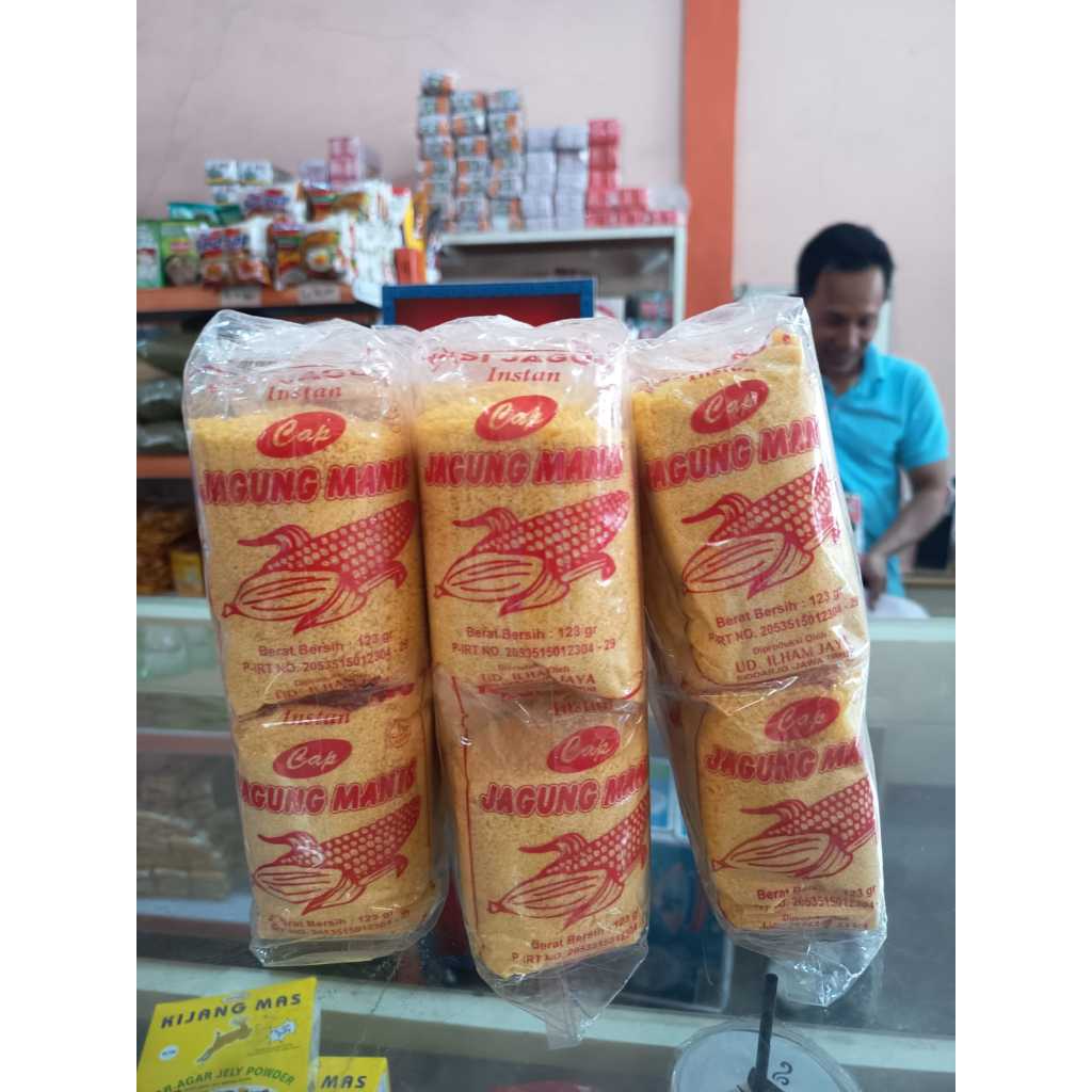 

Nasi Jagung Instan Cap jagung manis