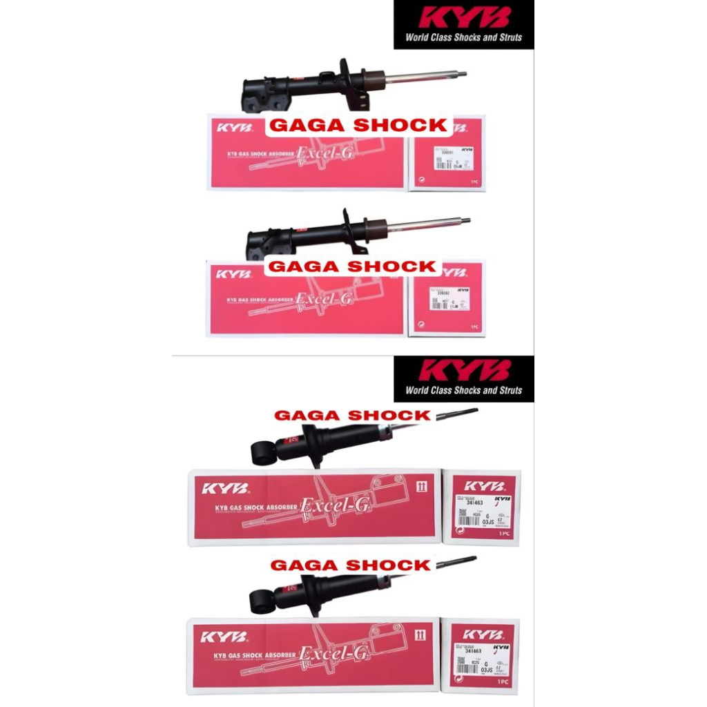 Shockbreaker honda crv gen 3 depan belakang merek excel-g kyb