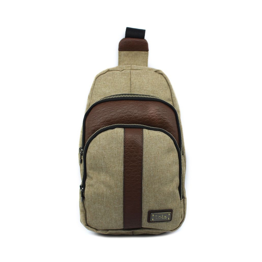 Tas Lois BGL123SB Tas Selempang Samping Tas Pria Tas Lois Tas Kanvas Tas Kasual