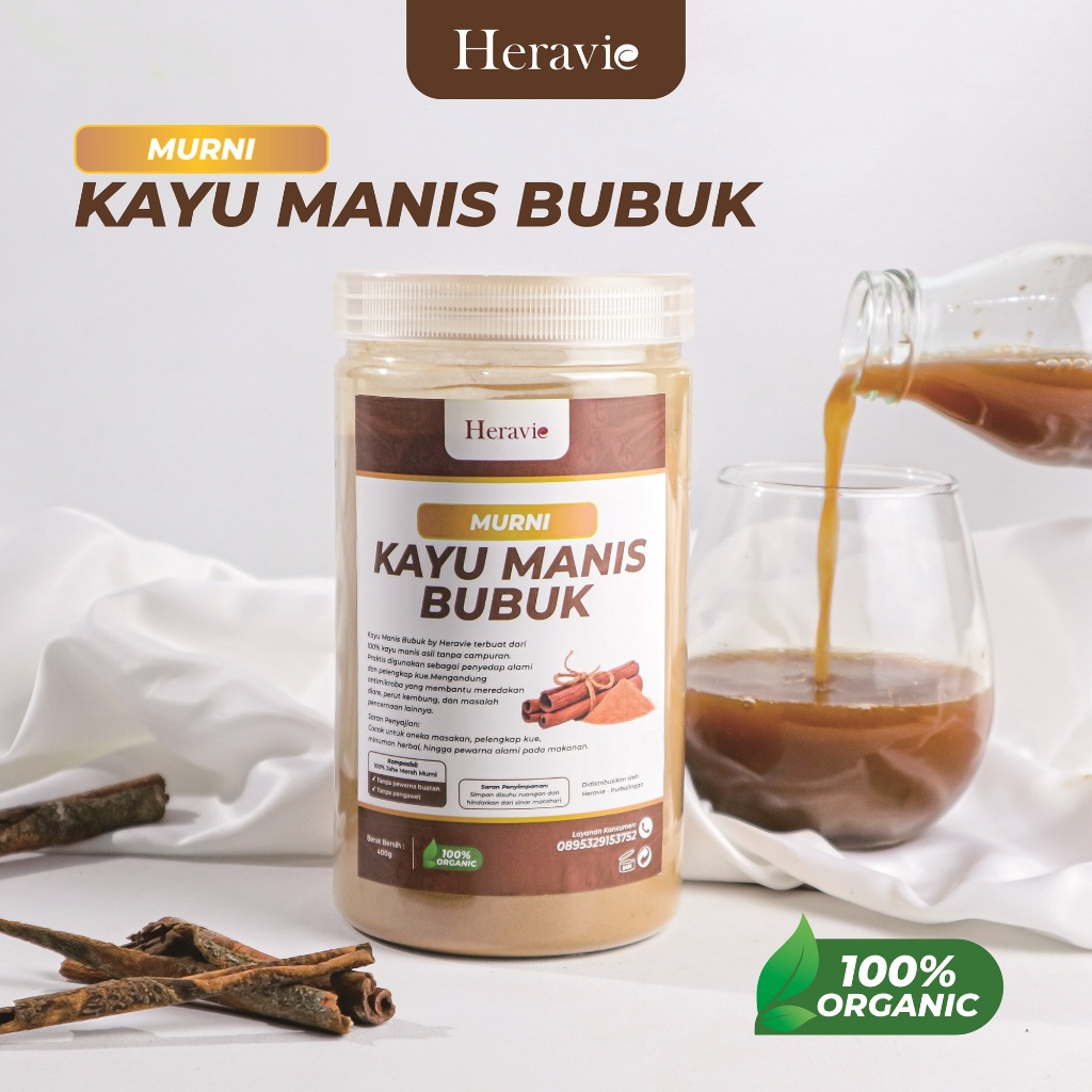 

Kayu Manis Bubuk / Cinnamon Powder Isi 400 Gram