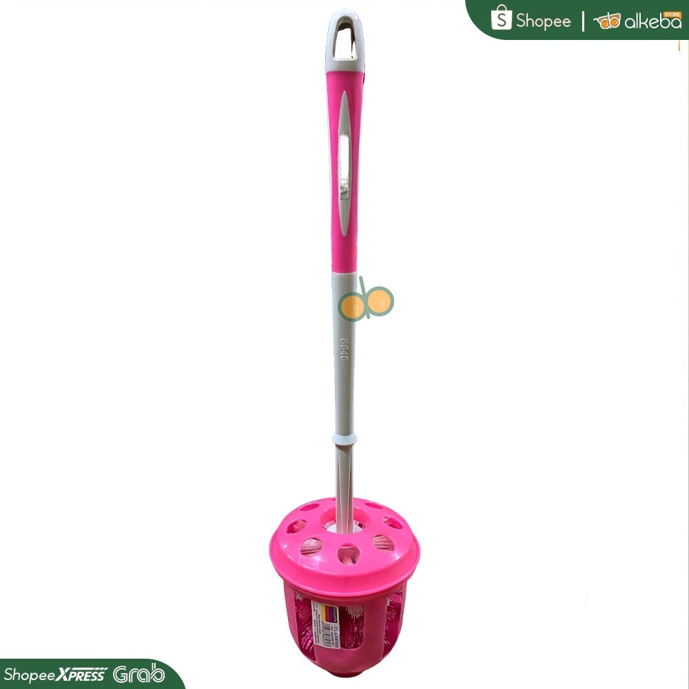 Sikat WC Bulat Closet Toilet Nagata Dengan Dudukan