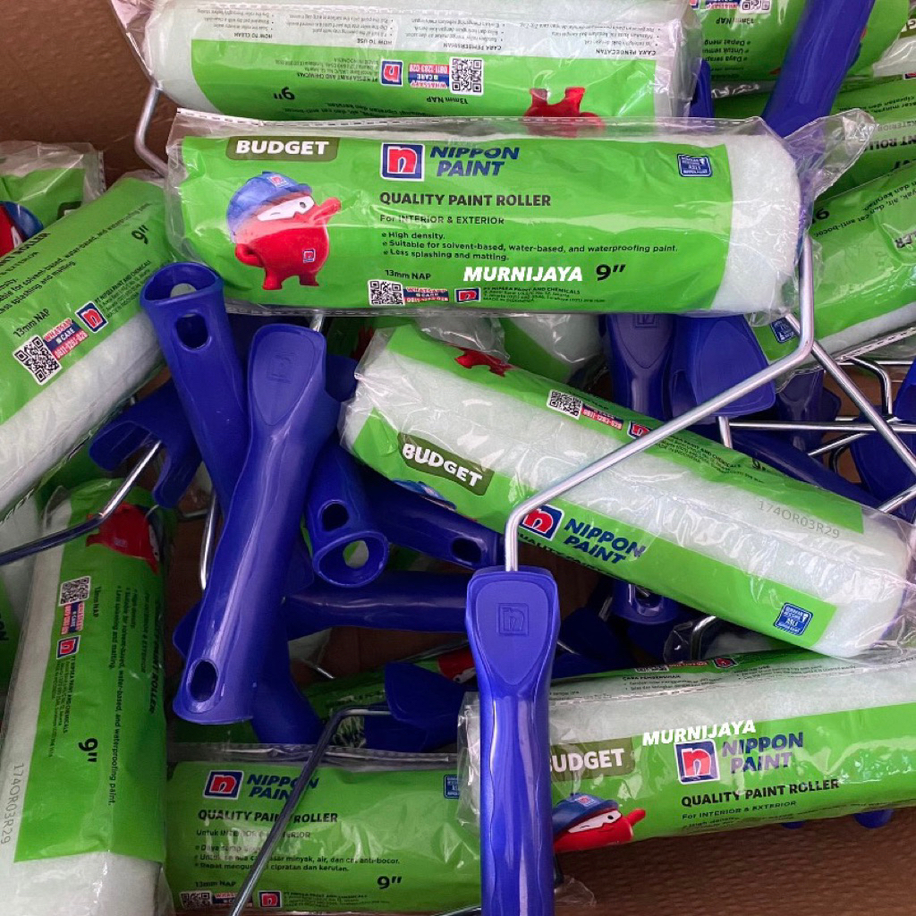 

KUAS ROLL CAT NIPPON PAINT 9”/9 INCH BESAR DAYA SERAP BAIK EKONOMIS