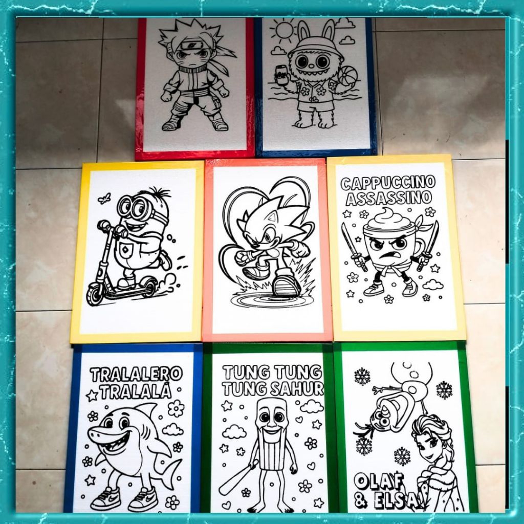 

PAKET 10PCS Styrofoam Lukis Styrofoam Mewarnai Styrofoam Melukis Styrofoam Bergambar Media Mewarnai