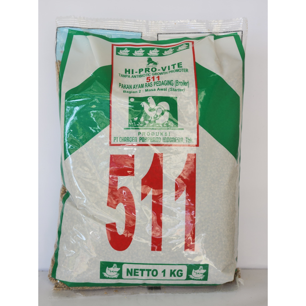 Pakan Ayam Pur 511 1 Kg Original Pabrik Pokphand