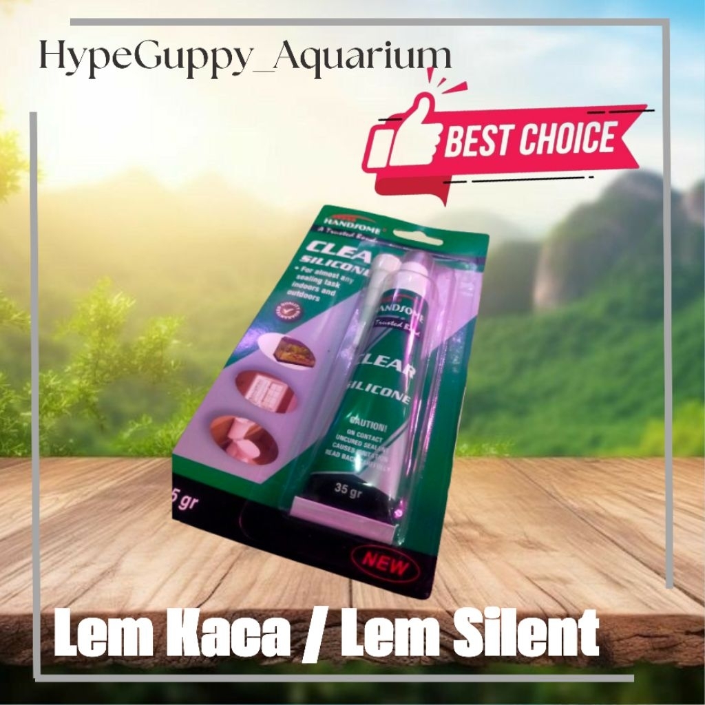 Lem Kaca / Lem silent aquarium 30gr bening