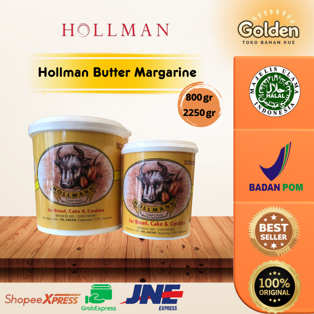 

Hollman Butter Margarine 800 gr, 2250 gr