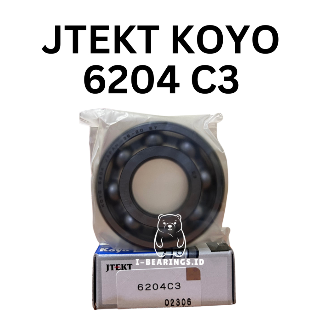 BEARING KOYO 6204 C3 LAHER BEARING ORIGINAL JAPAN 6204 C3 KOYO