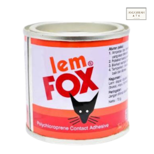 

Lem Fox Serbaguna Kaleng Kuning 70 Gram