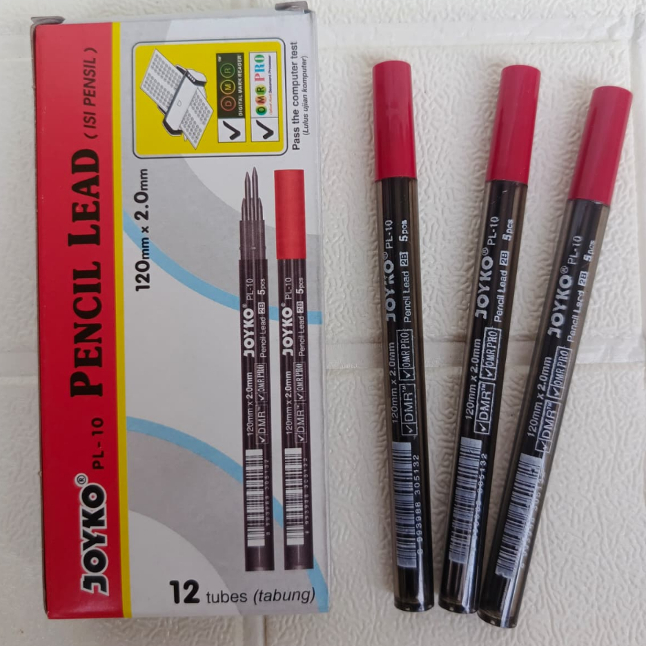 

(1Pack=12TUBE) Isi Pensil Mekanik Joyko Pl-10 2.0 2b murah