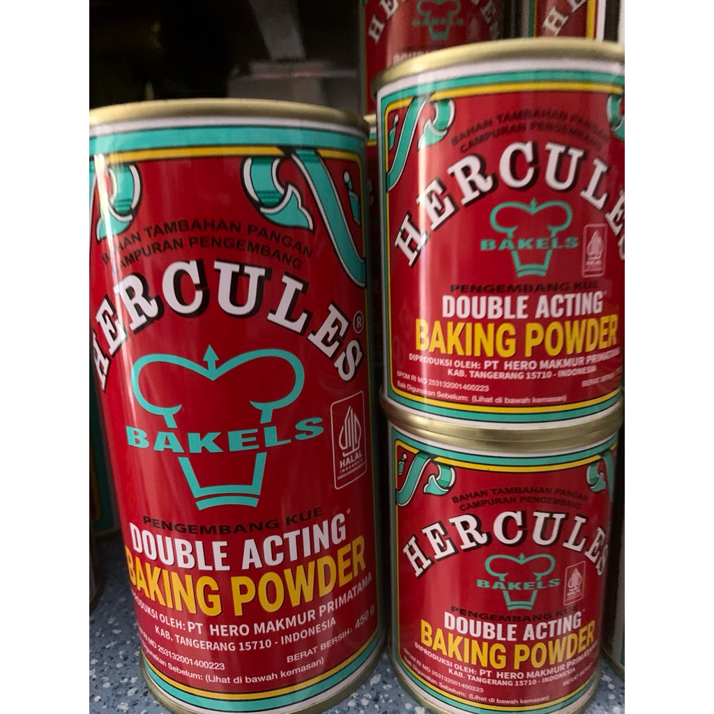 

Hercules baking powder 450gr & 110gr
