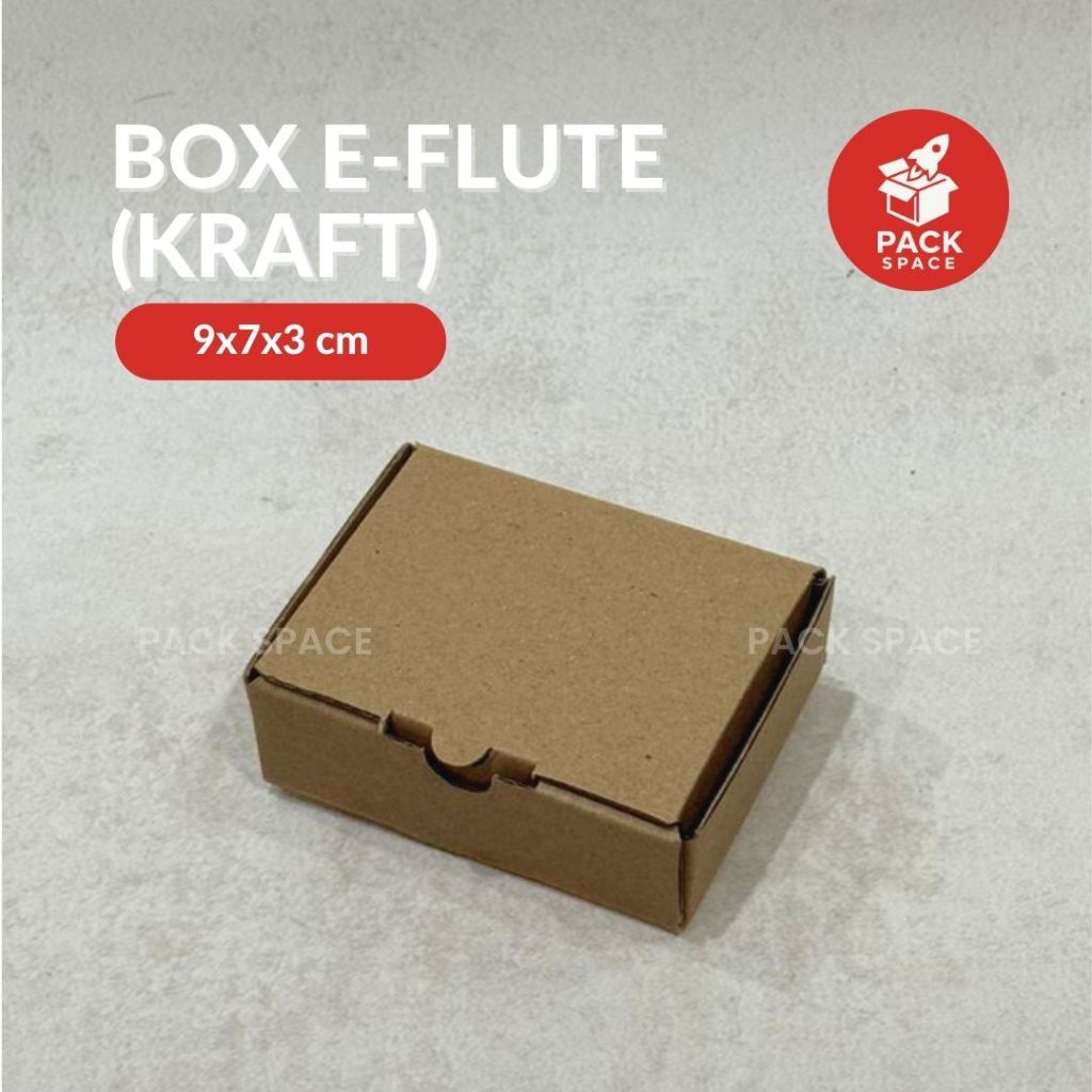

Box Kardus E-Flute Coklat Untuk Packaging Olshop Sovenir Kotak Kado Hampers Snack Kue 9x7x3 CM