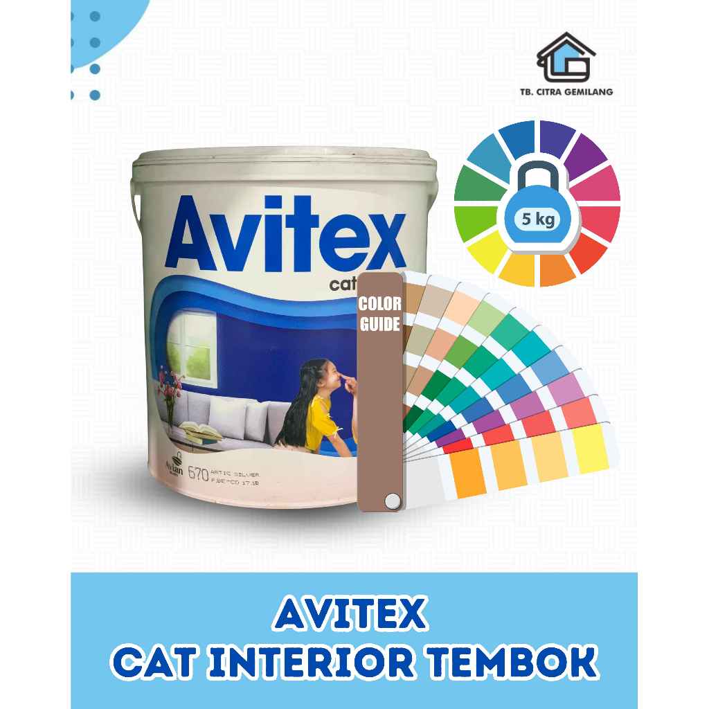 CAT AVITEX TEMBOK INTERIOR 5KG