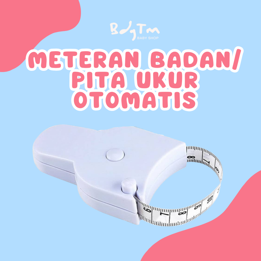 [BDGTM] Meteran Badan / Pita Ukur Badan Gulung Otomatis