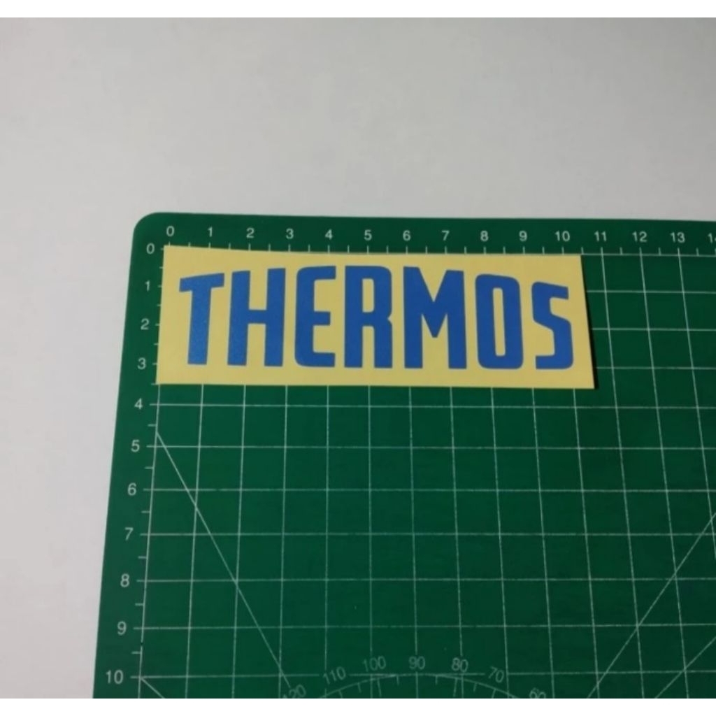 

stiker cutting thermos