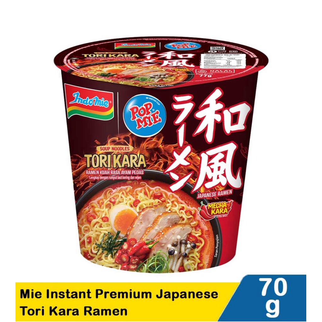 

Pop Mie Tori Kara 70gr