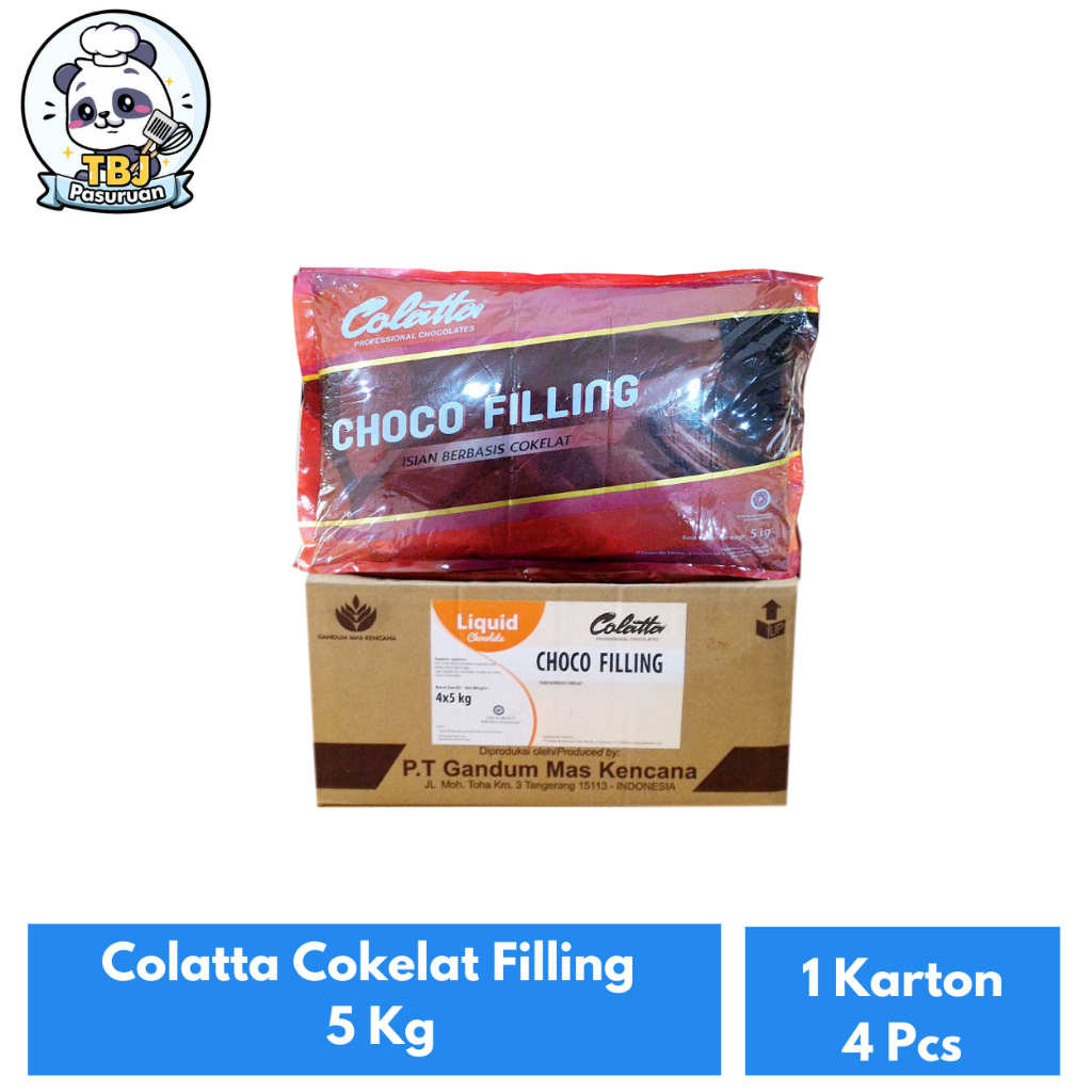 

Colatta Cokelat Filling 5 Kg Kemasan 1 Karton Isi 4 Pcs