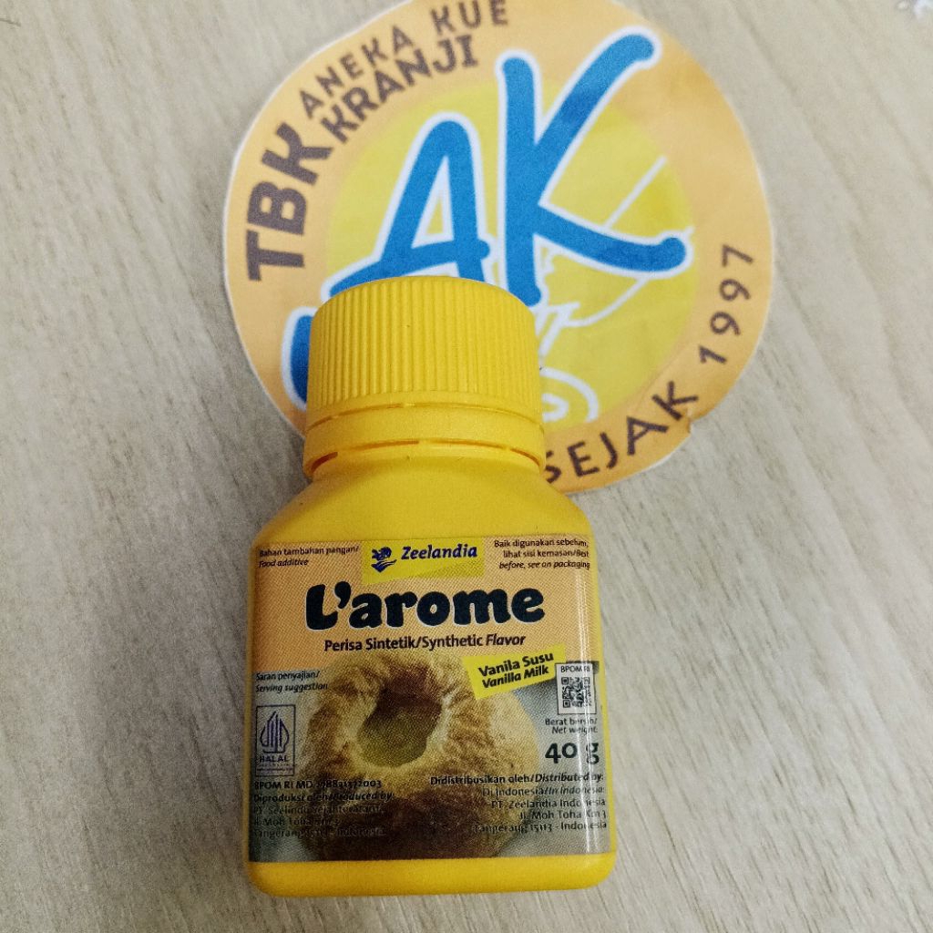 

Larome Vanilla Susu 40gr Vanilla Susu 40gr