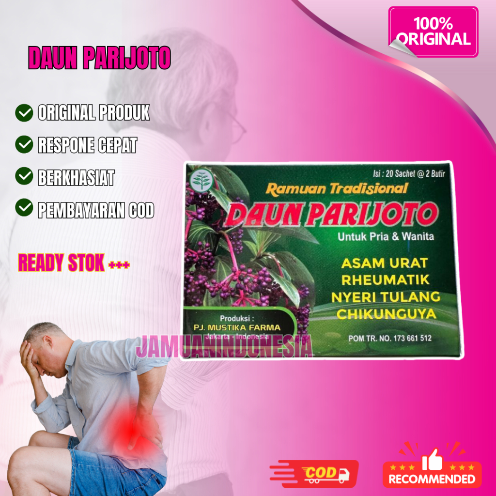

Daun Parijoto Tablet Original Asam Urat