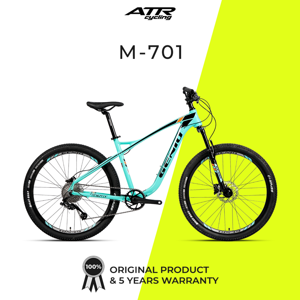Sepeda Gunung MTB AL27,5-10SP GENIO M-701 (20) GN-BK