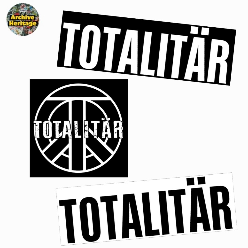 

sticker Totalitär band swedish hardcore punk crust d-beat stiker