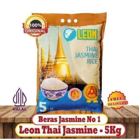 

Leon Thai Jasmine Rice Beras Thiland 5KG
