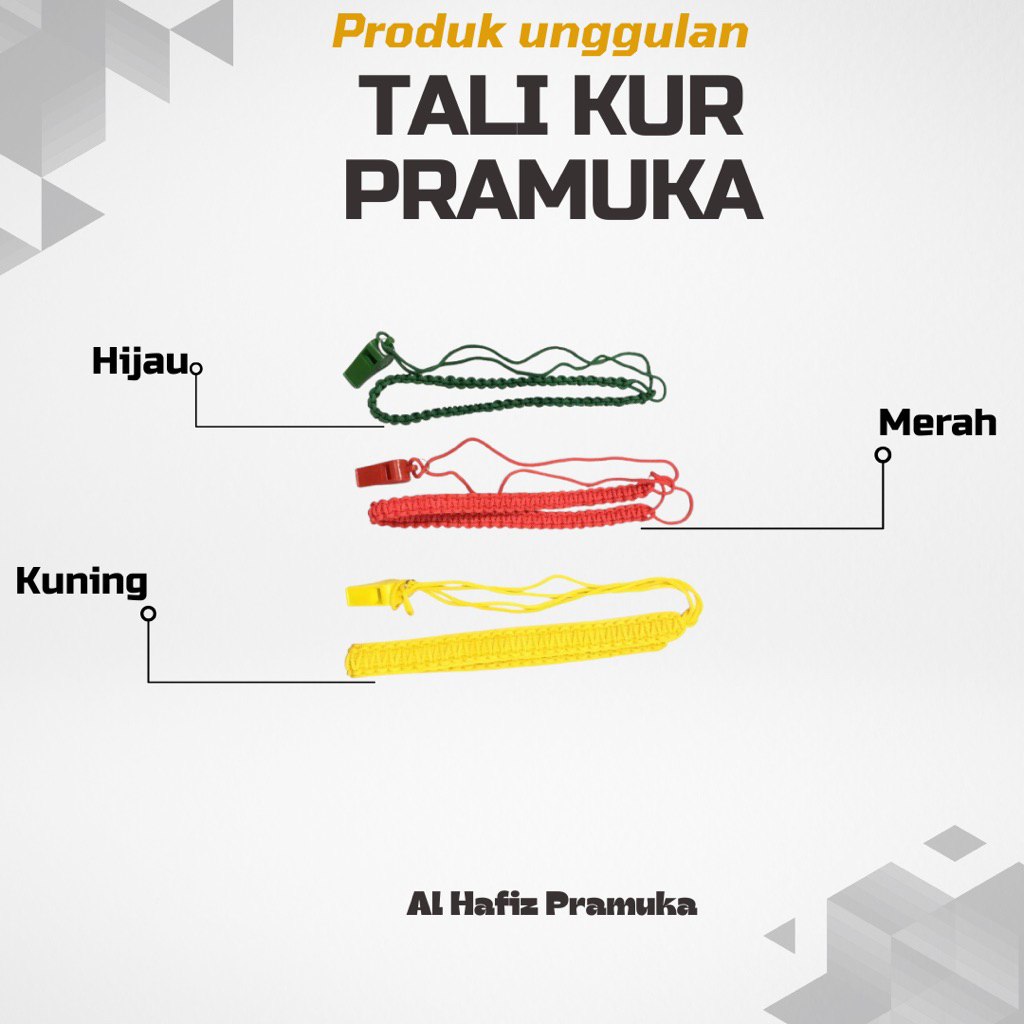 

tali peluit/tali kur pramuka