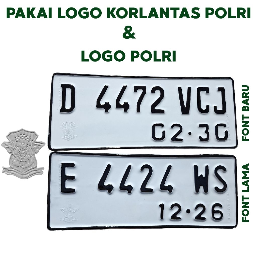 Plat Motor Standar Samsat - Plat Motor - Plat Motor Standar - Plat Kendaraan - Plat Motor Custom -