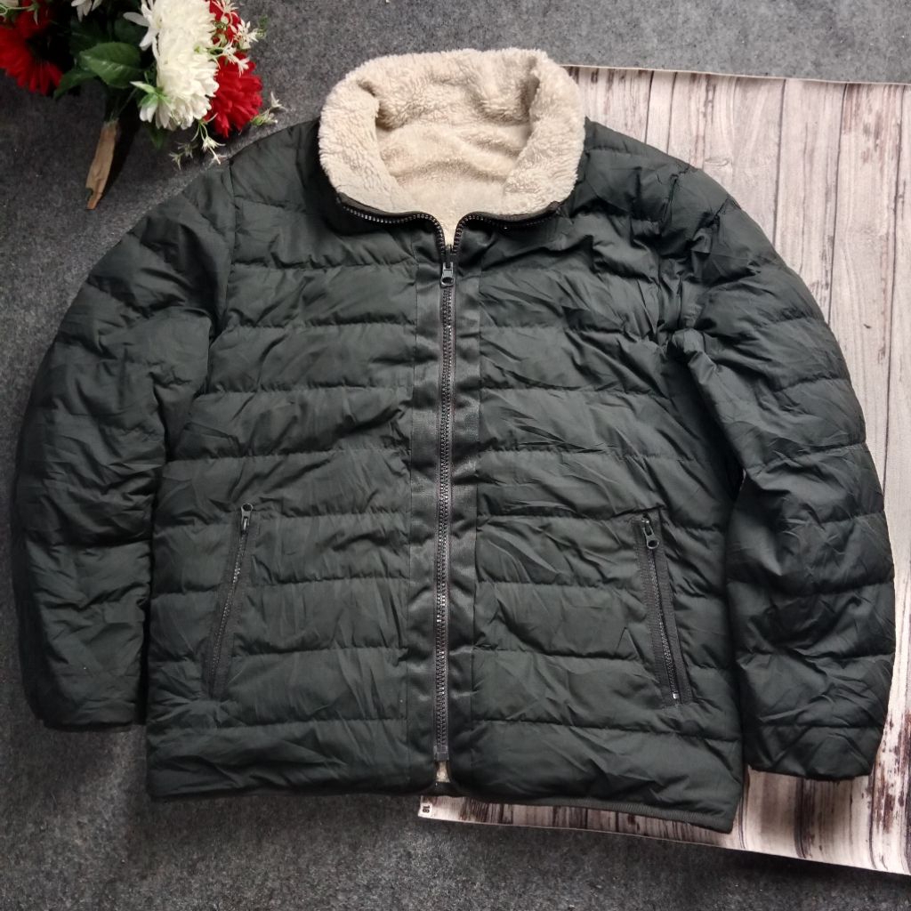 Down jaket sherpa reversible by austin reed