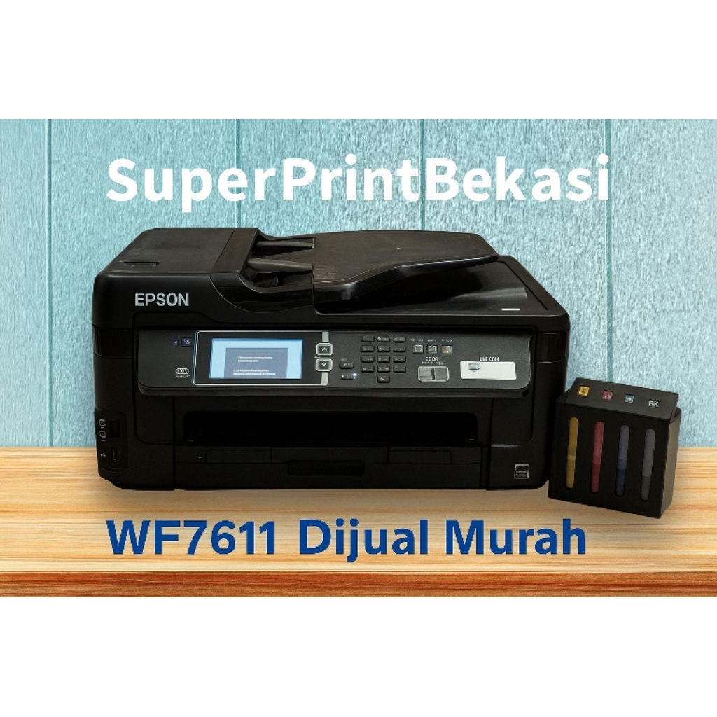 PRINTER EPSON WF7611 SCAN COPY PRINT WIFI A3