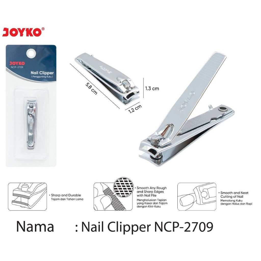 

joyko nail clipper/gunting kuku NCP-2709 / NCP-2710