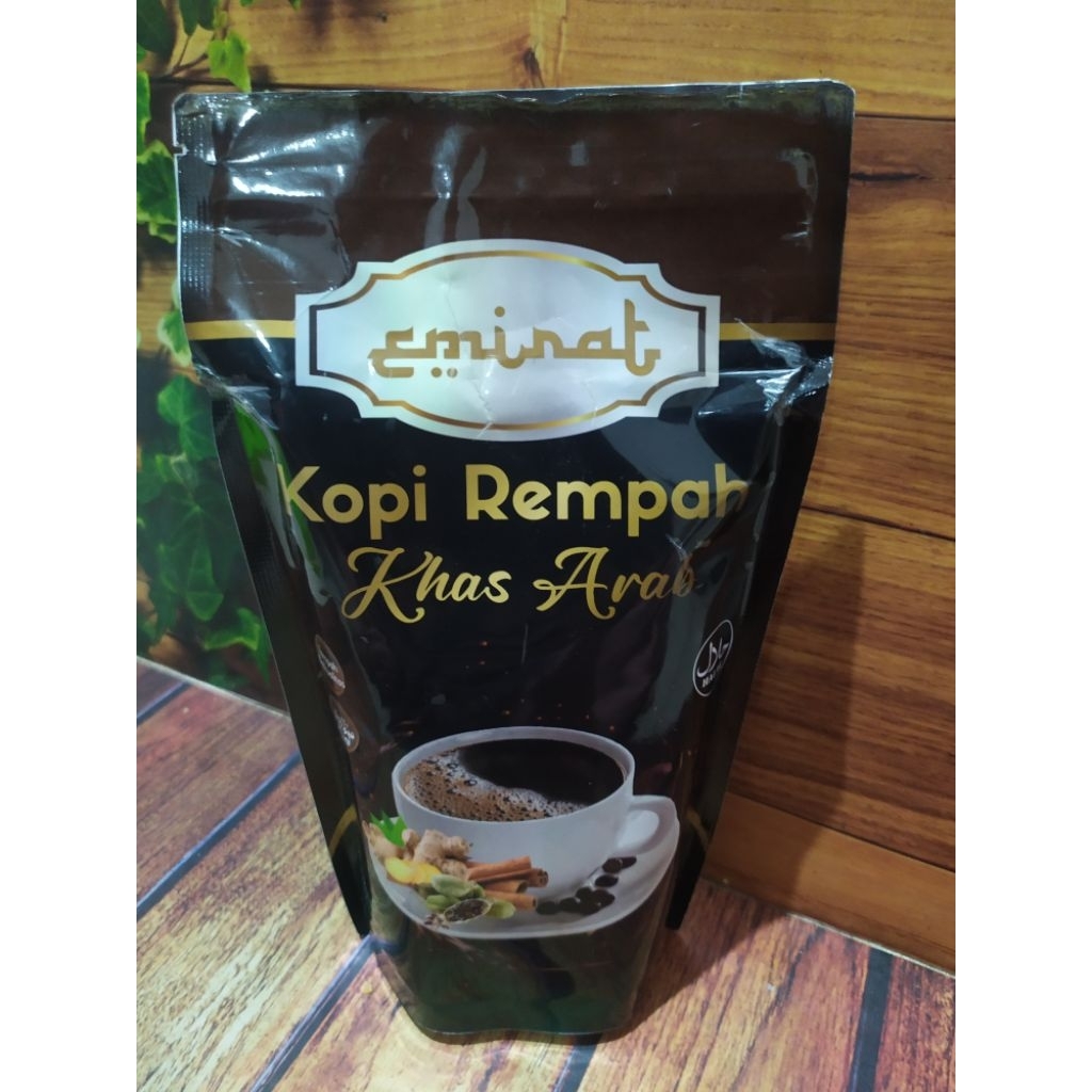 

Emirat Kopi Rempah Khas Arab 250gr Kopi Jahe Kopi Kapulaga Kopi Rempah