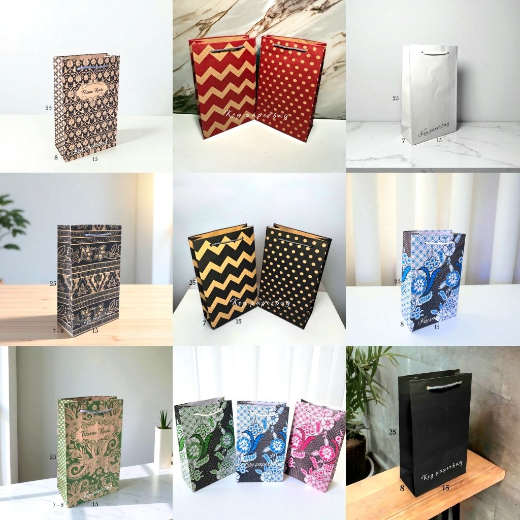 

ISI 12 (1 Lusin) Paper Bag Uk 15x25