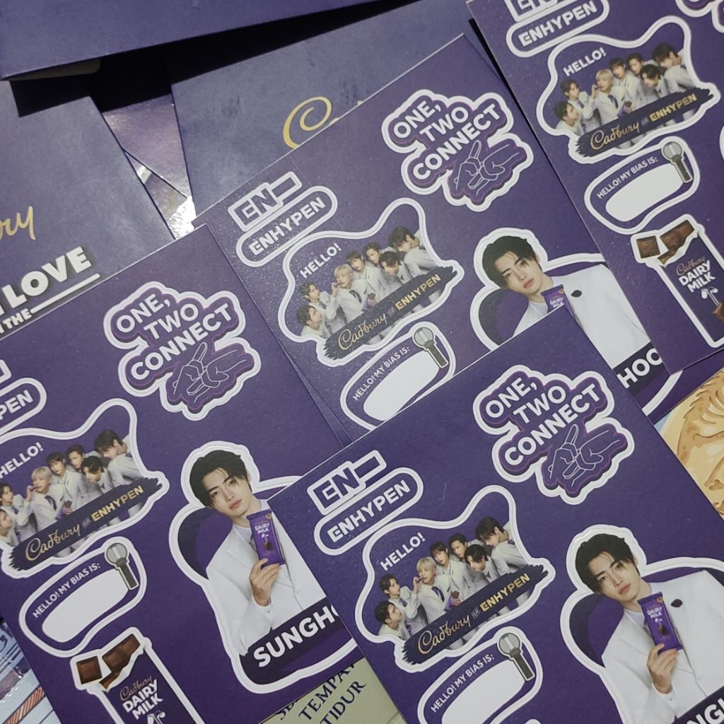 

Cadbury Enhypen sticker (Sunghoon)