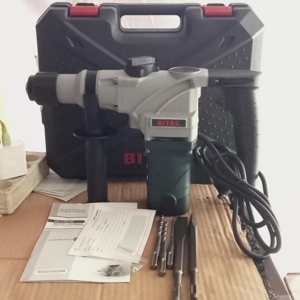 Mesin bor beton rotary hammer HM4-28D BITEC HM 4-28 D