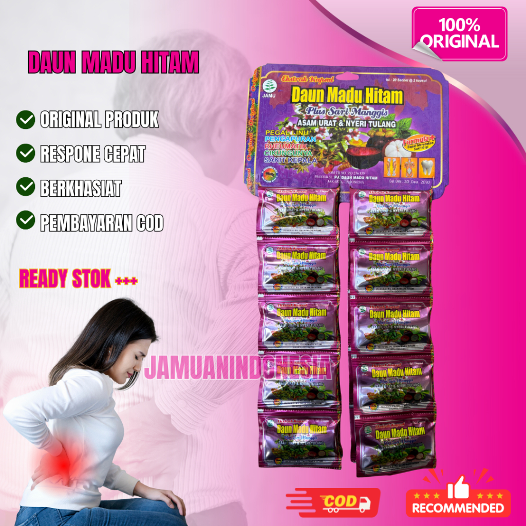 

Daun Madu Hitam Plus Sari Manggis Kapsul Herbal Original