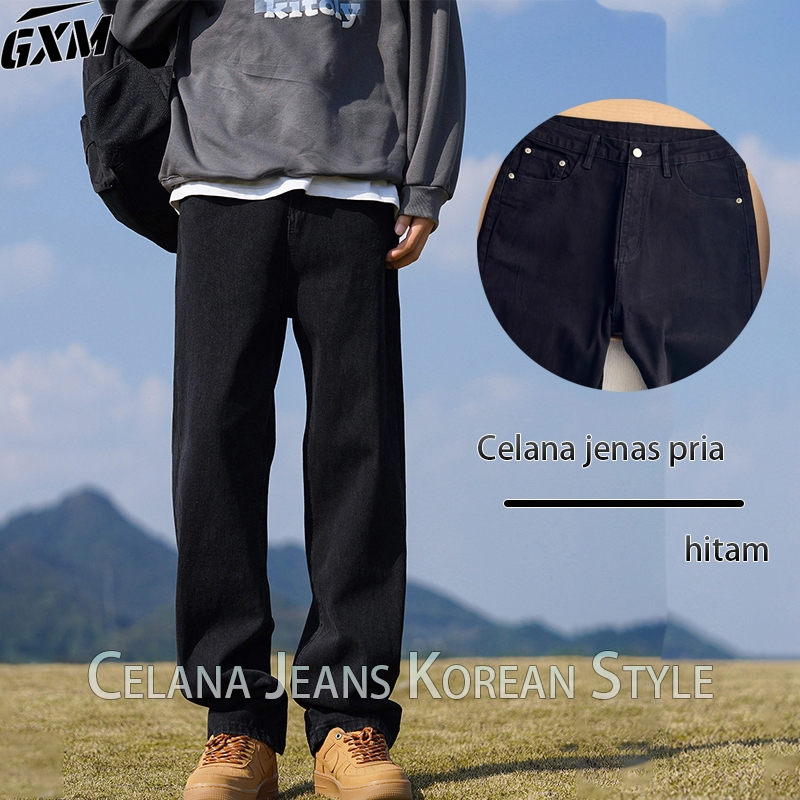 celana jeans hitam jeans pria standar jeans reguler pria celana jeans import celana jeans murah jean
