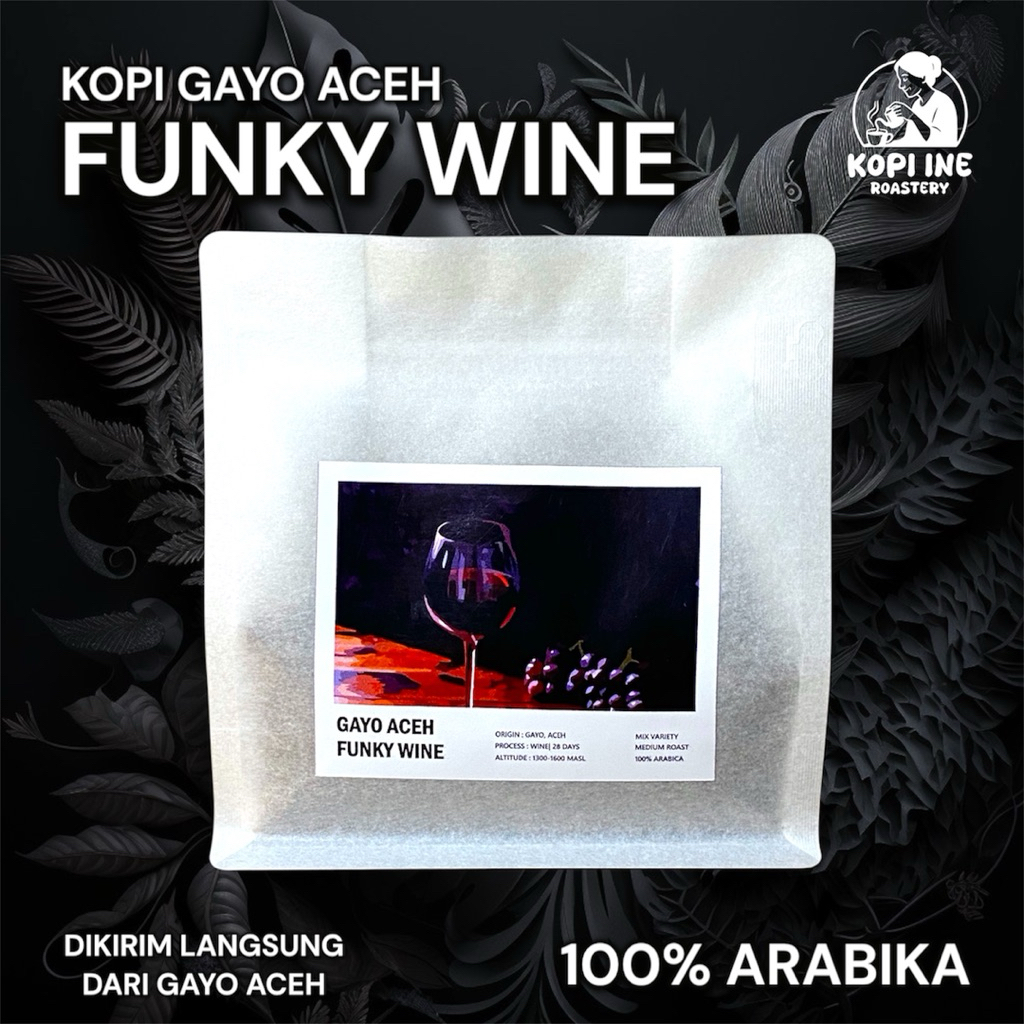 

Kopi Gayo Aceh Arabika Funky Wine-Single Origin Premium Coffee