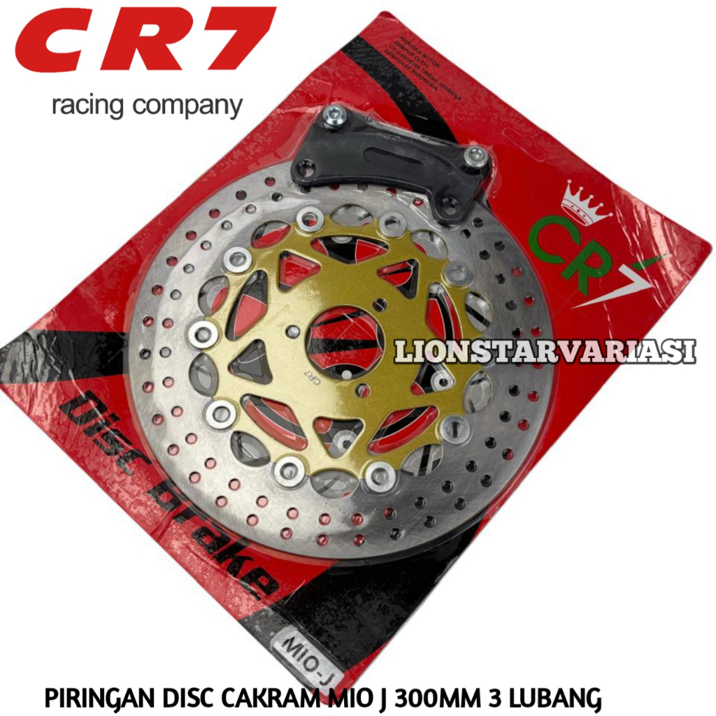 Disc Brake Piringan Cakram Gold Bulat Besar Lebar 300MM Motor Mio J Mio M3 Mio GT Fino 3 Lubang Baut