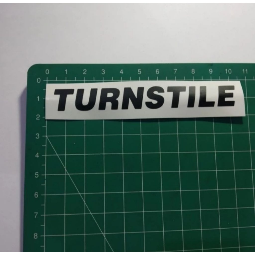 

stiker cutting turnstile