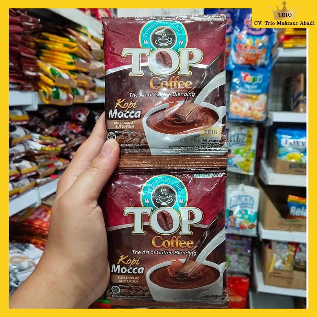 

Top Kopi Mocca 30gRenteng Isi 12 Sachet